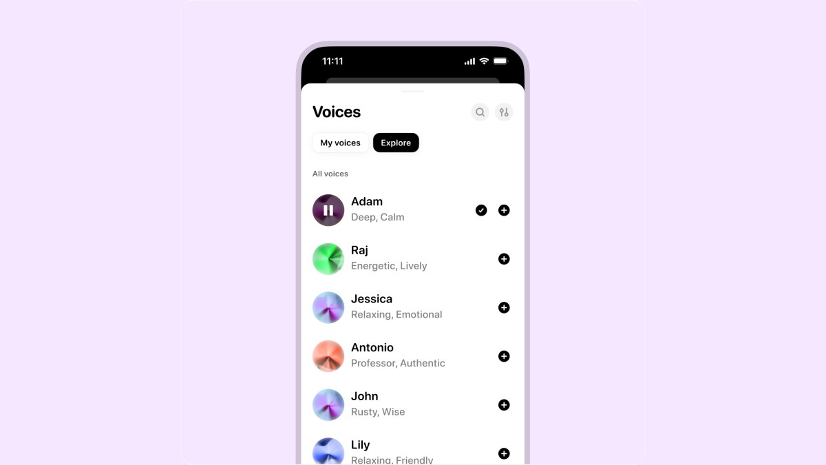 ElevenLabs презентує окремий додаток для генерації голосу