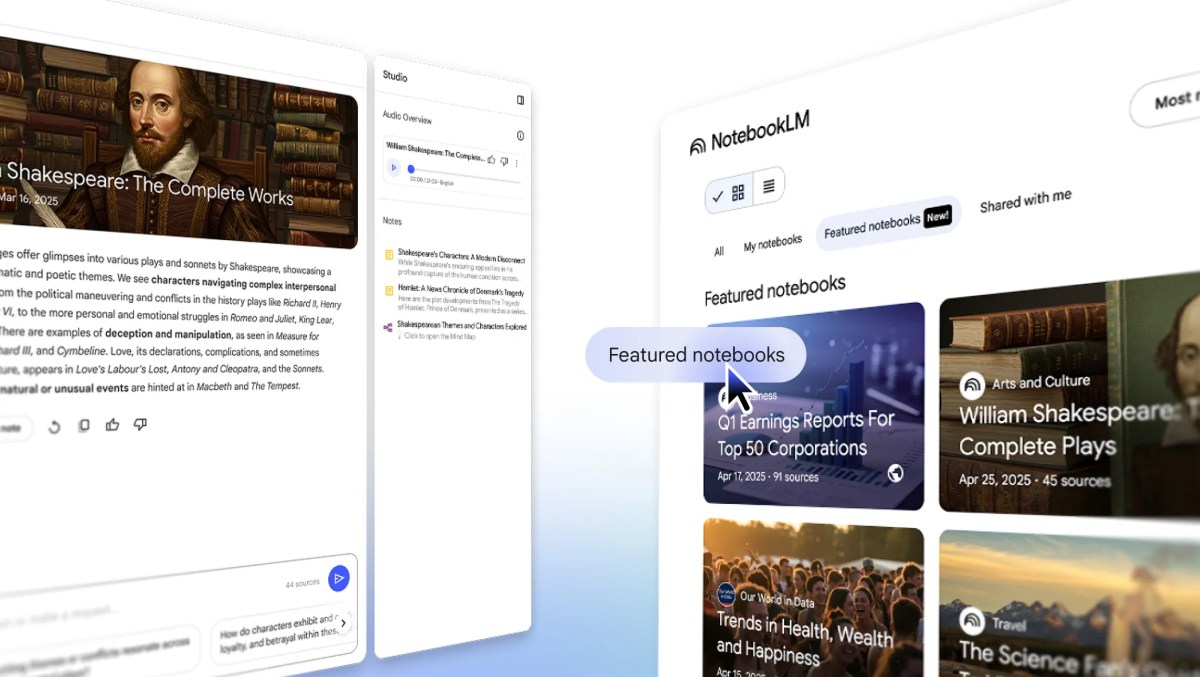 NotebookLM представляє видатні зошити від The Economist, The Atlantic та інших