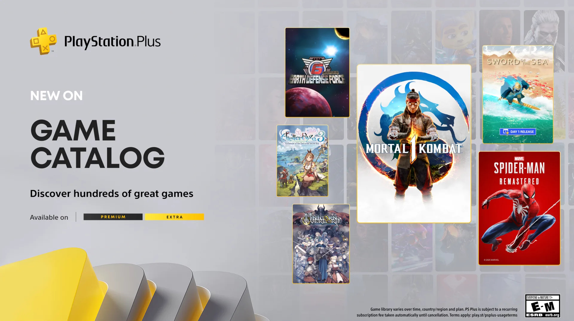 Оновлення каталогу PS Plus Premium та Extra в серпні 2025 року