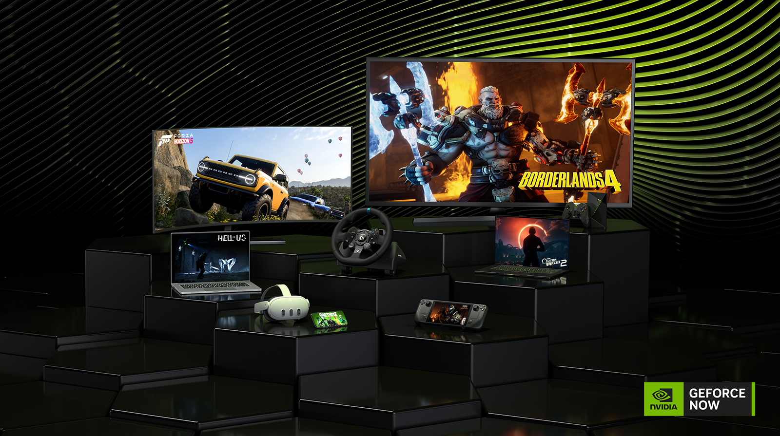 NVIDIA оновлює GeForce Now до RTX 5080 та розширює бібліотеку ігор тисячами новинок