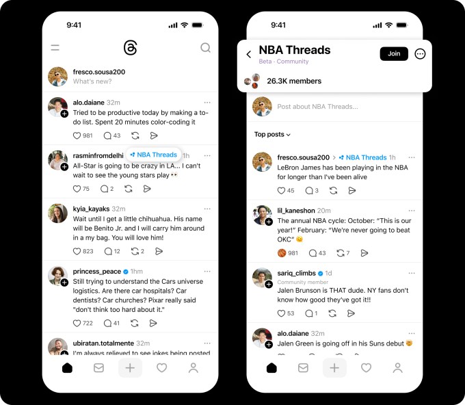 Threads змагається з X завдяки новій функції спільнот