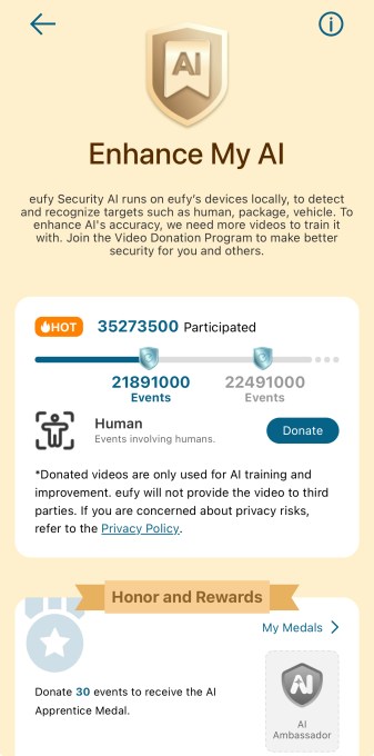 Anker запропонував власникам камер Eufy по $2 за відео для тренування штучного інтелекту