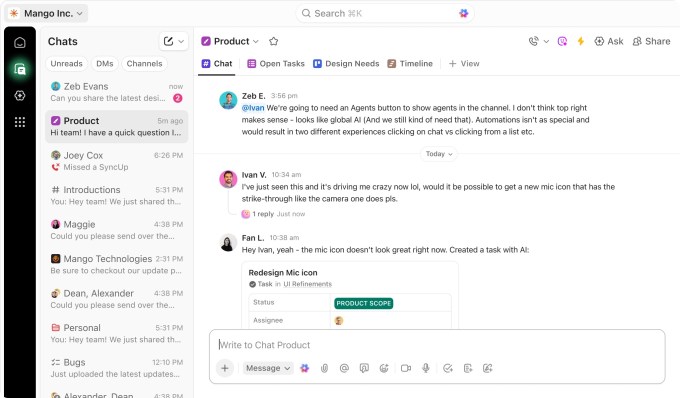 ClickUp запускає нового ІІ-асистента, щоб вибороти лідерство у конкурентній битві зі Slack і Notion
